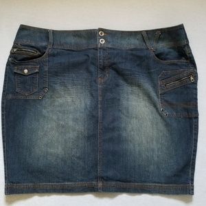 Lane Bryant Denim Skirt